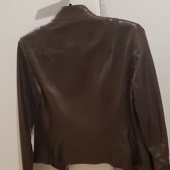 Daniel Leather bomber jacket - Picture 3 of 3
